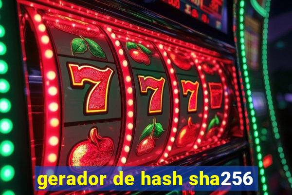 gerador de hash sha256